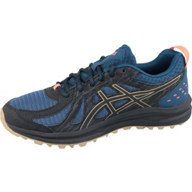 Asics Frequent Trail M 1011A034-403 preto azul 1 Asics Frequent Trail M 1011A034-403 preto azul 1