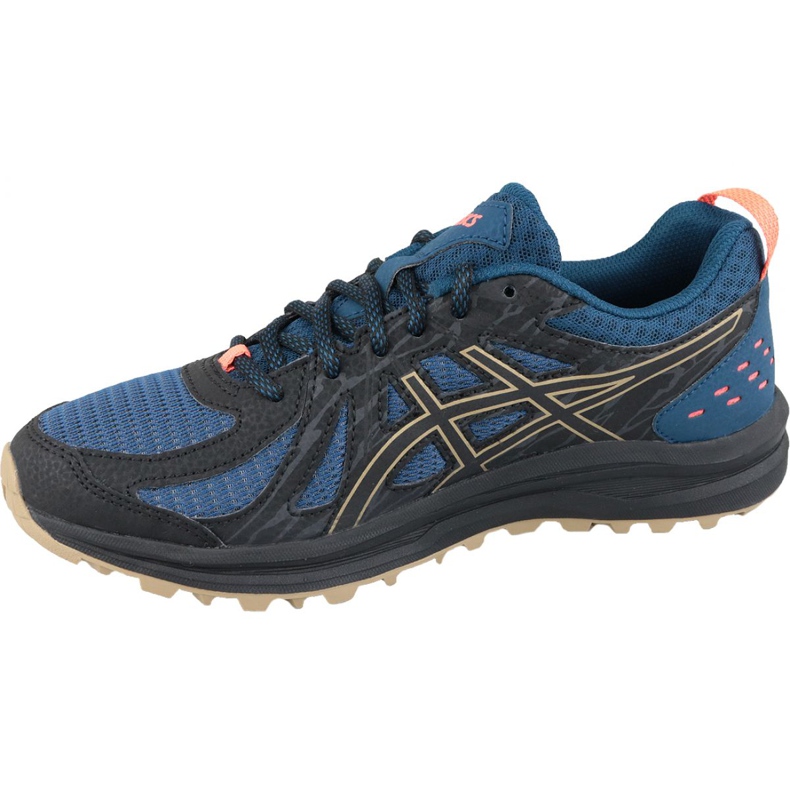 Asics Frequent Trail M 1011A034-403 preto azul 1 Asics Frequent Trail M 1011A034-403 preto azul 1