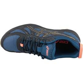 Asics Frequent Trail M 1011A034-403 preto azul 2 Asics Frequent Trail M 1011A034-403 preto azul 2