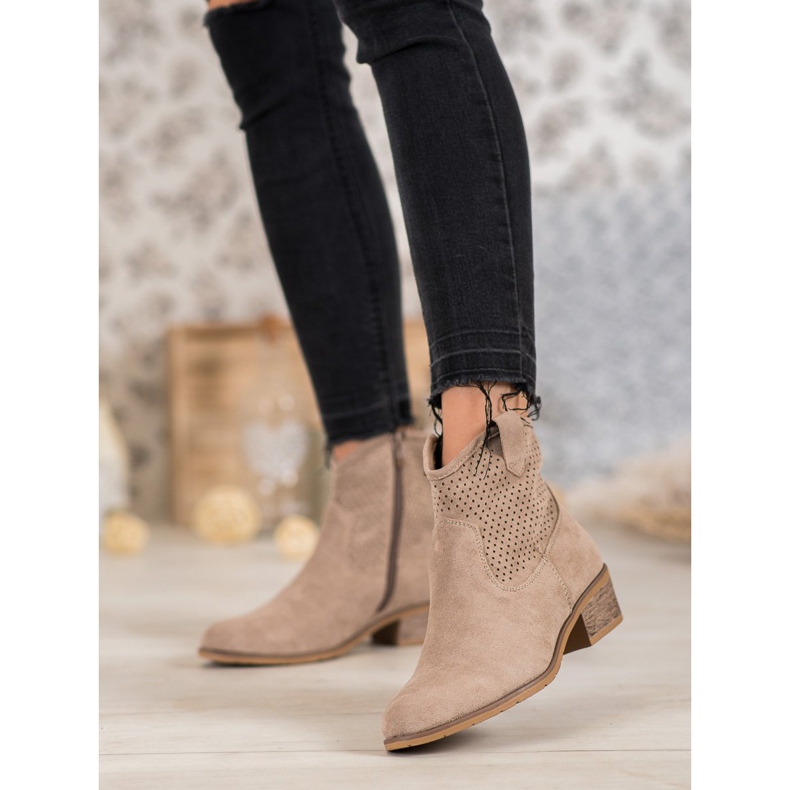 Filippo Botas de cowboy a céu aberto castanho 2