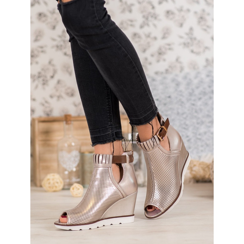 Filippo Botas douradas de tornozelo dourado 1