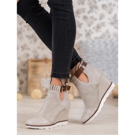 Filippo Botas a céu aberto em uma cunha castanho 1