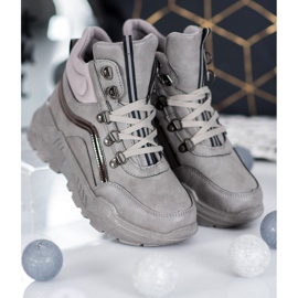 Queentina Tênis Quentes cinza 2