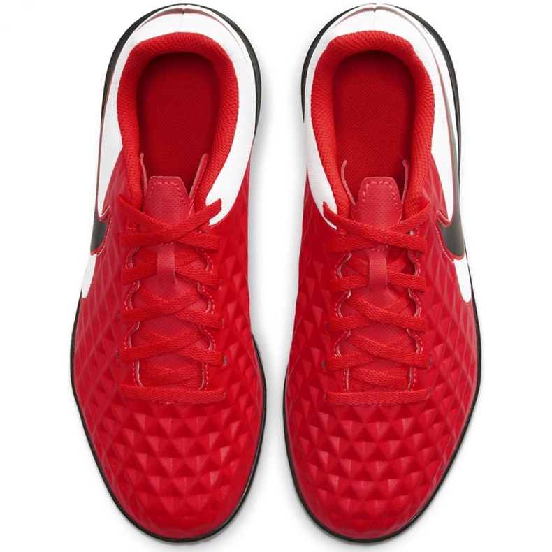 Chuteiras Nike Tiempo Legend 8 Club Tf Jr AT5883-606 vermelho vermelho 1