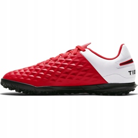 Chuteiras Nike Tiempo Legend 8 Club Tf Jr AT5883-606 vermelho vermelho 2