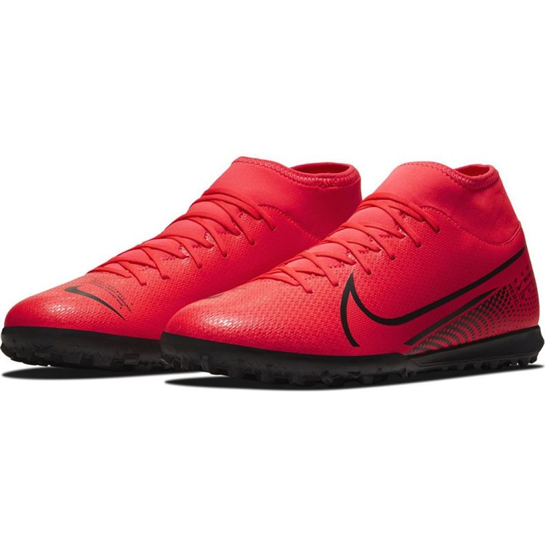 Chuteiras Nike Mercurial Superfly 7 Club Tf M AT7980-606 vermelho vermelho 2 Chuteiras Nike Mercurial Superfly 7 Club Tf M AT7980-606 vermelho vermelho 2