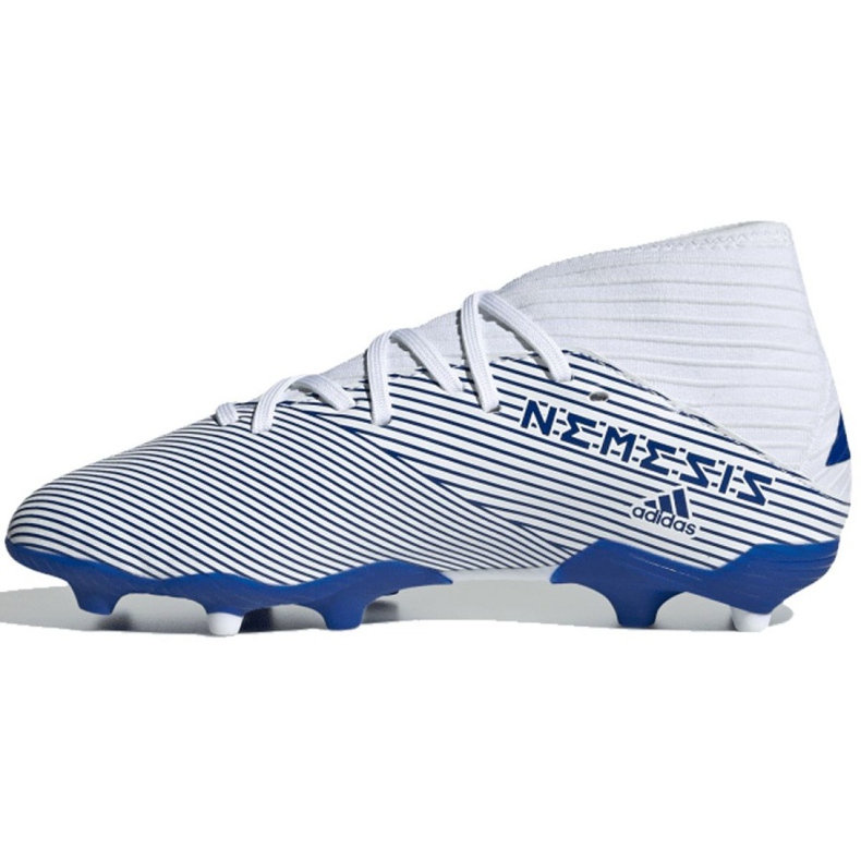 As chuteiras adidas Nemeziz 19.3 Fg Jr EG7245 cinza prata 1