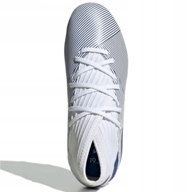 As chuteiras adidas Nemeziz 19.3 Fg Jr EG7245 cinza prata 2