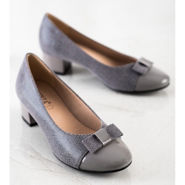 Bombas com arco VINCEZA cinza 2