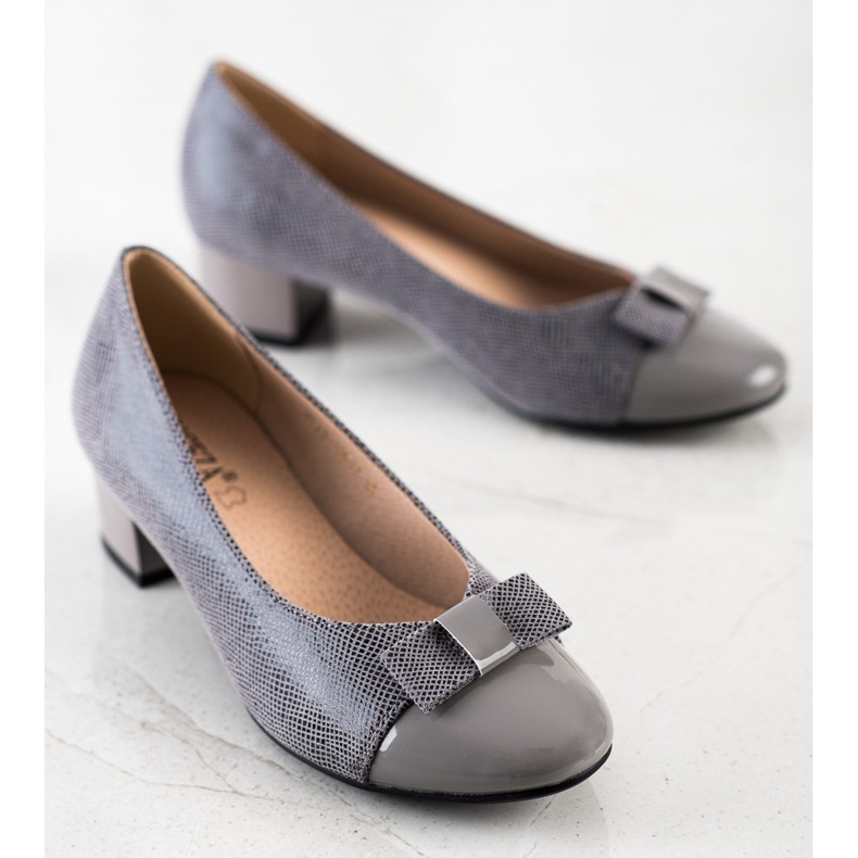 Bombas com arco VINCEZA cinza 2