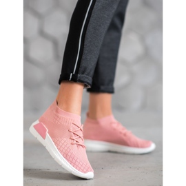 SDS Calçados Esportivos Slip-on rosa 1