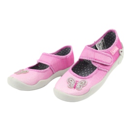 Calçados infantis Befado 123X038 rosa 4