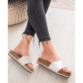 Goodin Chinelos elegantes de prata cinza 1