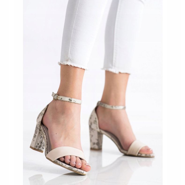 Goodin Sandálias Elegantes Com Rendas castanho 1