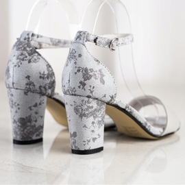 Goodin Sandálias Elegantes Com Rendas cinza 1 Goodin Sandálias Elegantes Com Rendas cinza 1