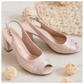 Sergio Leone Sandálias Abertas rosa 2