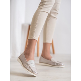 Sergio Leone Mocassins na plataforma bege 1