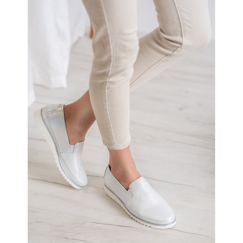 Sergio Leone Sapatilhas prateadas cinza 1