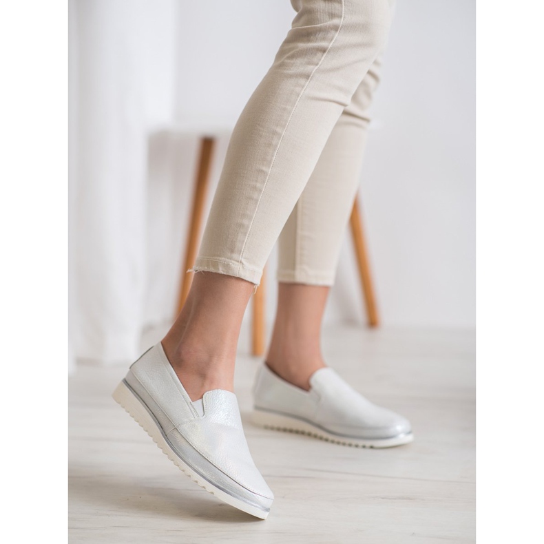 Sergio Leone Sapatilhas prateadas cinza 2