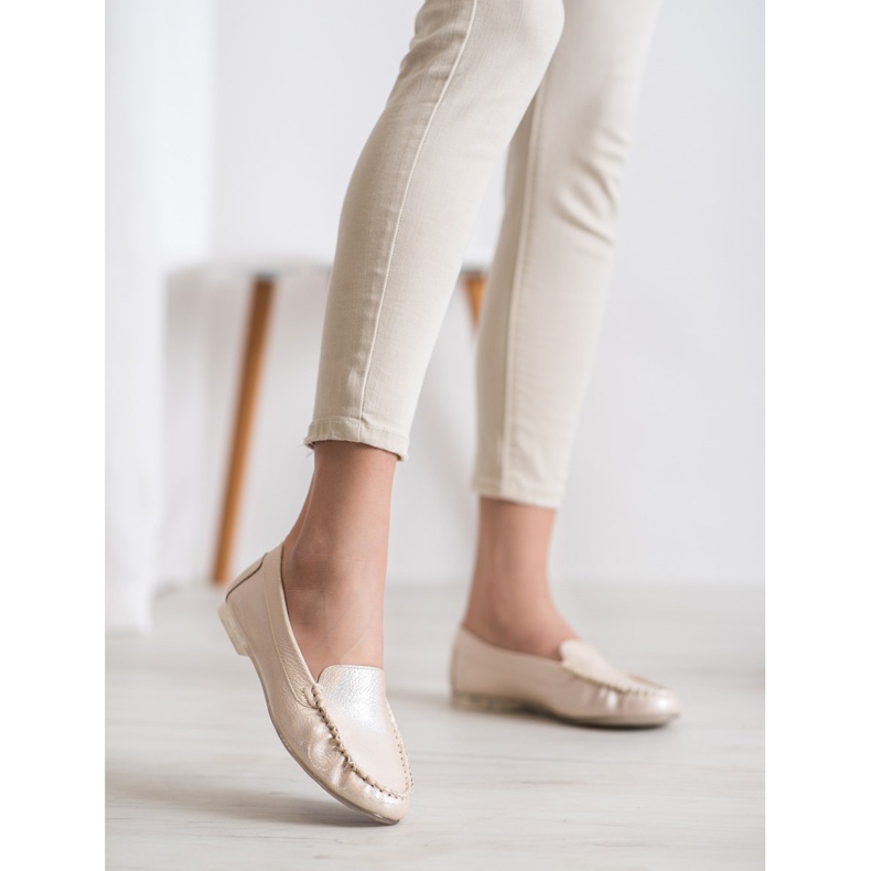 Sergio Leone Mocassins Holo-efeito amarelo 1