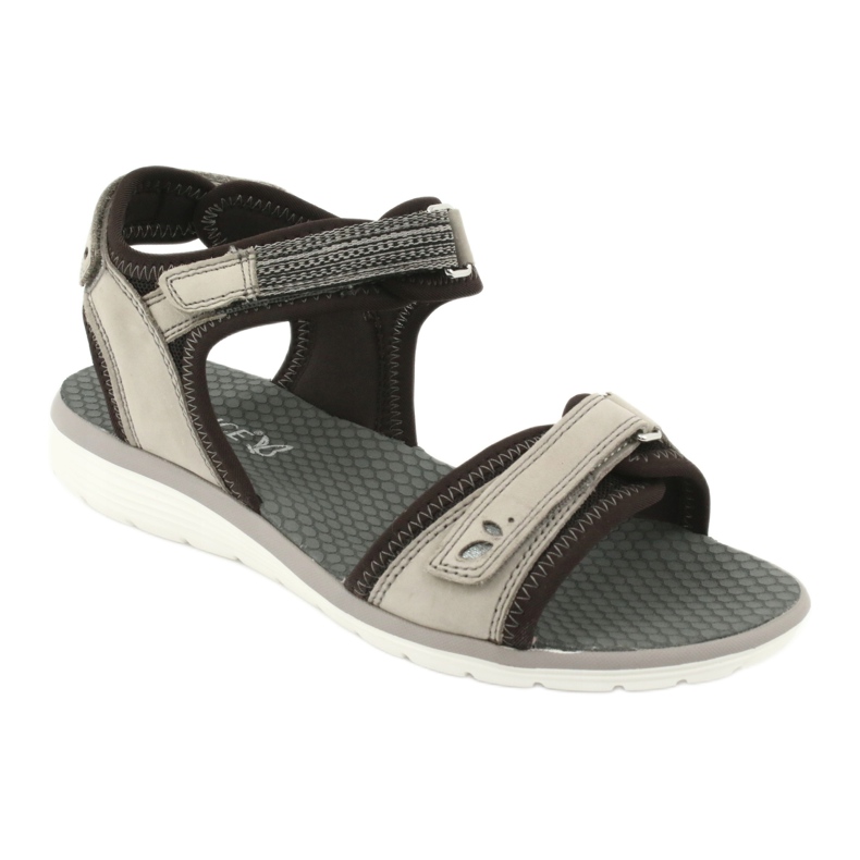 Sandálias esportivas confortáveis ​​Caprice 28606 bege marrom 1