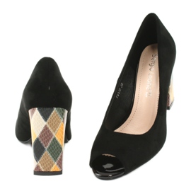 Sapatos de camurça Sergio Leone PB135 preto 4