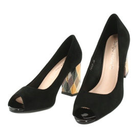 Sapatos de camurça Sergio Leone PB135 preto 3