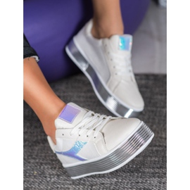 Ideal Shoes X-9758w branco 2