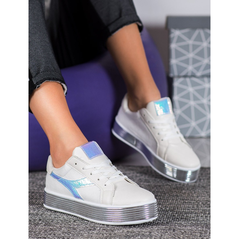 Ideal Shoes X-9758w branco 1