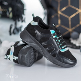 SHELOVET Adoro tênis pretos 2