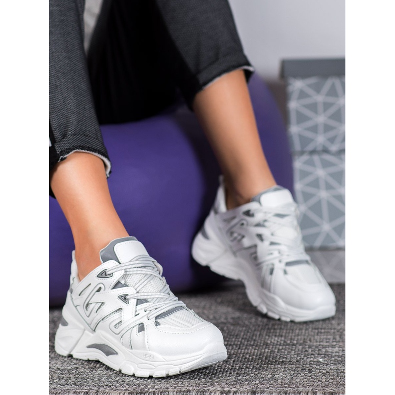 Small Swan Tênis Pohodlné da Eco Kůže cinza 1