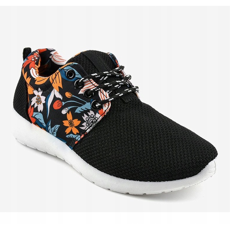 Calçados esportivos pretos B02-1 multicolorido 1