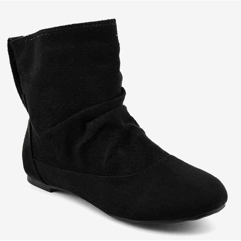 Botas rasas SR2301 pretas preto 1
