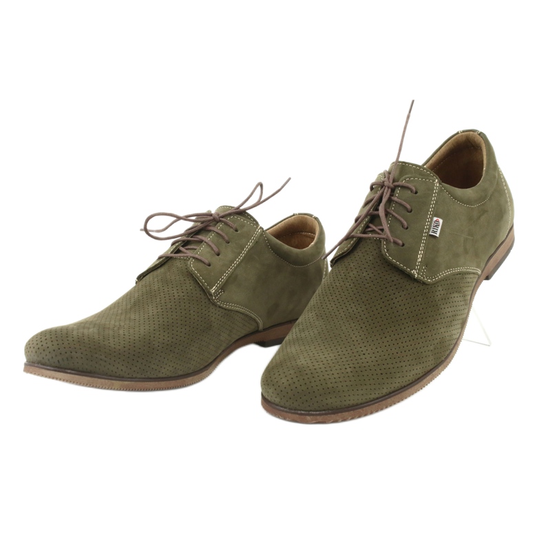 Sapatos casuais masculinos Riko 777D verde 3