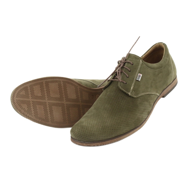 Sapatos casuais masculinos Riko 777D verde 5