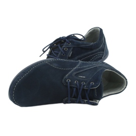 Sapatos casuais masculinos Riko 844 azul marinho 6