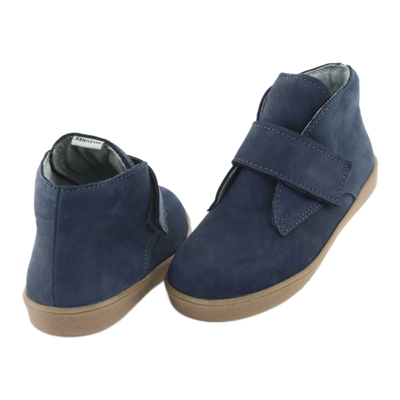 Botas de velcro Mazurek 1101 azul marinho 4
