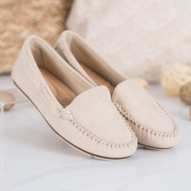 Clowse Mocassins Bege Com Camurça 1