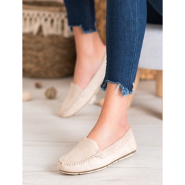 Clowse Mocassins Bege Com Camurça 2