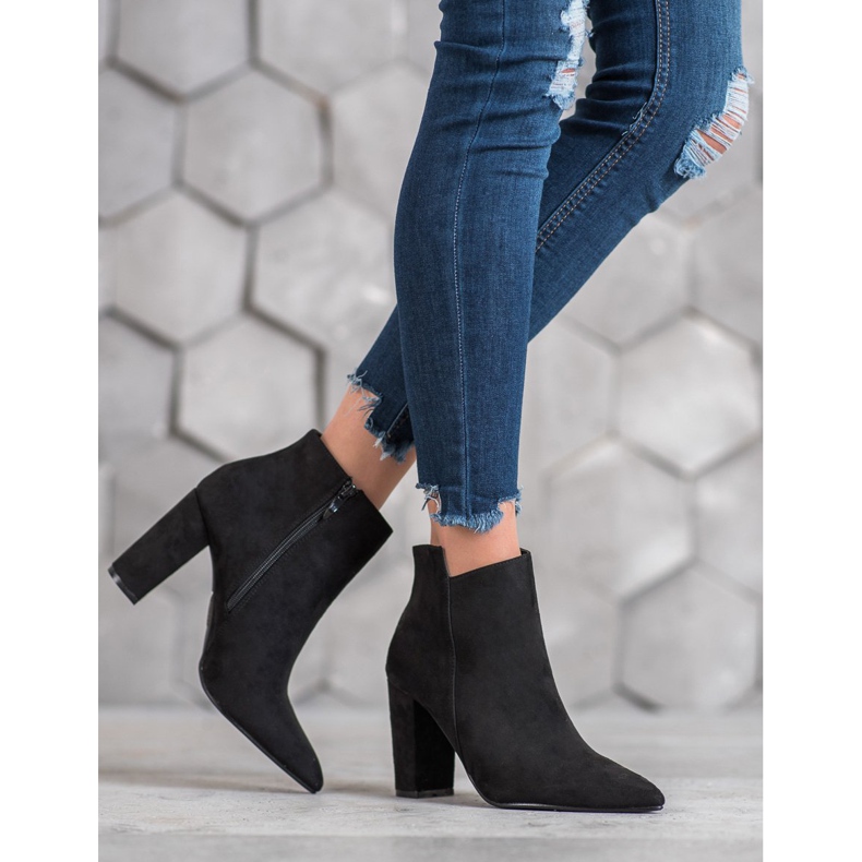 SHELOVET Botas elegantes preto 2