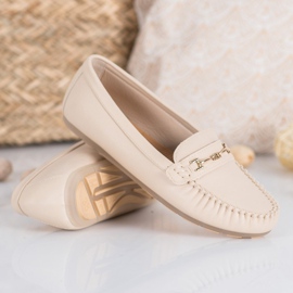 Fama Mocassins elegantes castanho 1