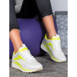 SHELOVET Sapatos brancos amarrados 2