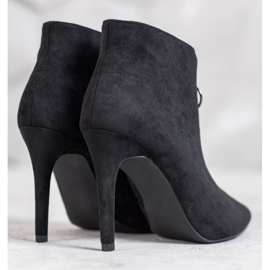 SHELOVET Botas pretas de salto alto preto 1