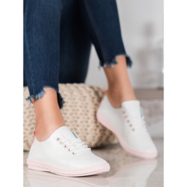 SHELOVET Tênis Light Openwork branco 1