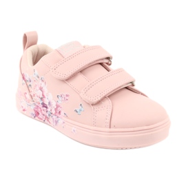 Tênis American Club Velcro com flores ES11 vermelho roxo azul rosa 1