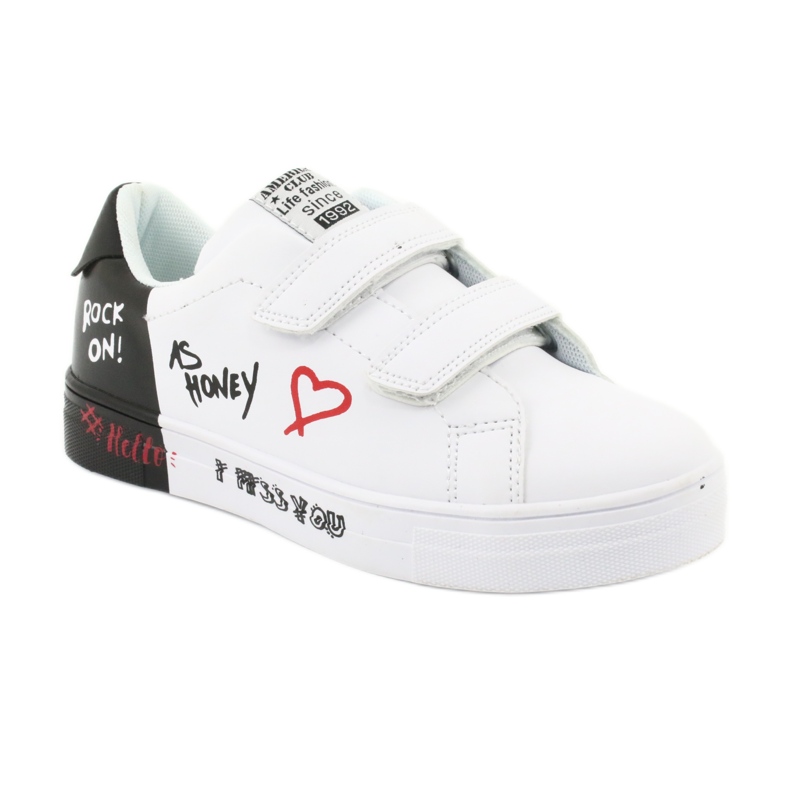 Tênis American Club ES05 branco e preto 1