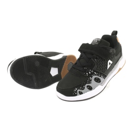 American Club Sapatos esportivos infantis de clube americano BS03 preto branco 5