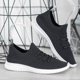 SHELOVET Sapatos Têxteis Deslizantes preto 1