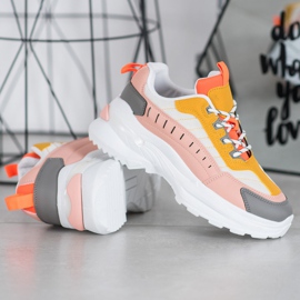 SHELOVET Sapatos da moda na plataforma multicolorido 1