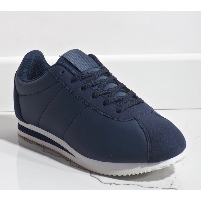 Calçados esportivos femininos elegantes azul marinho 7-7925B 1